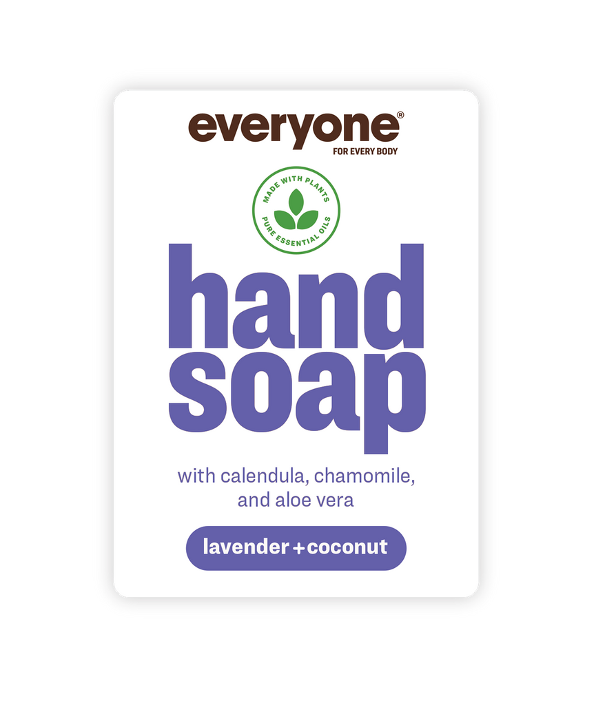 Everyone Lavender Coconut Hand Soap Decal