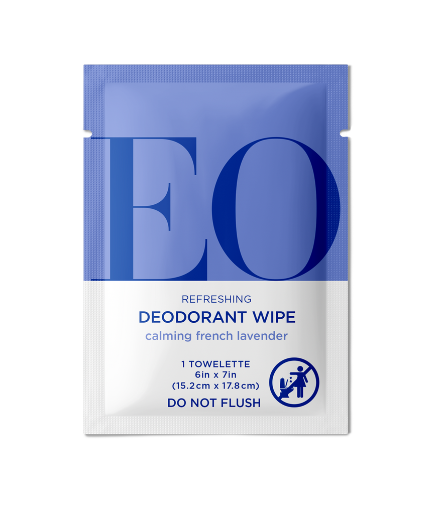 French Lavender Natural Deodorant Wipes EO Products