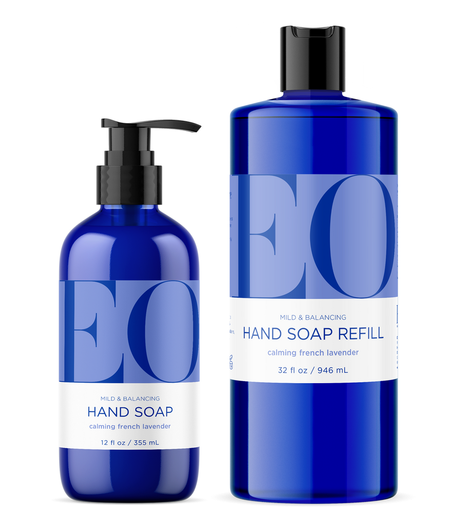 French Lavender Hand Soap & Refill Set EO Products
