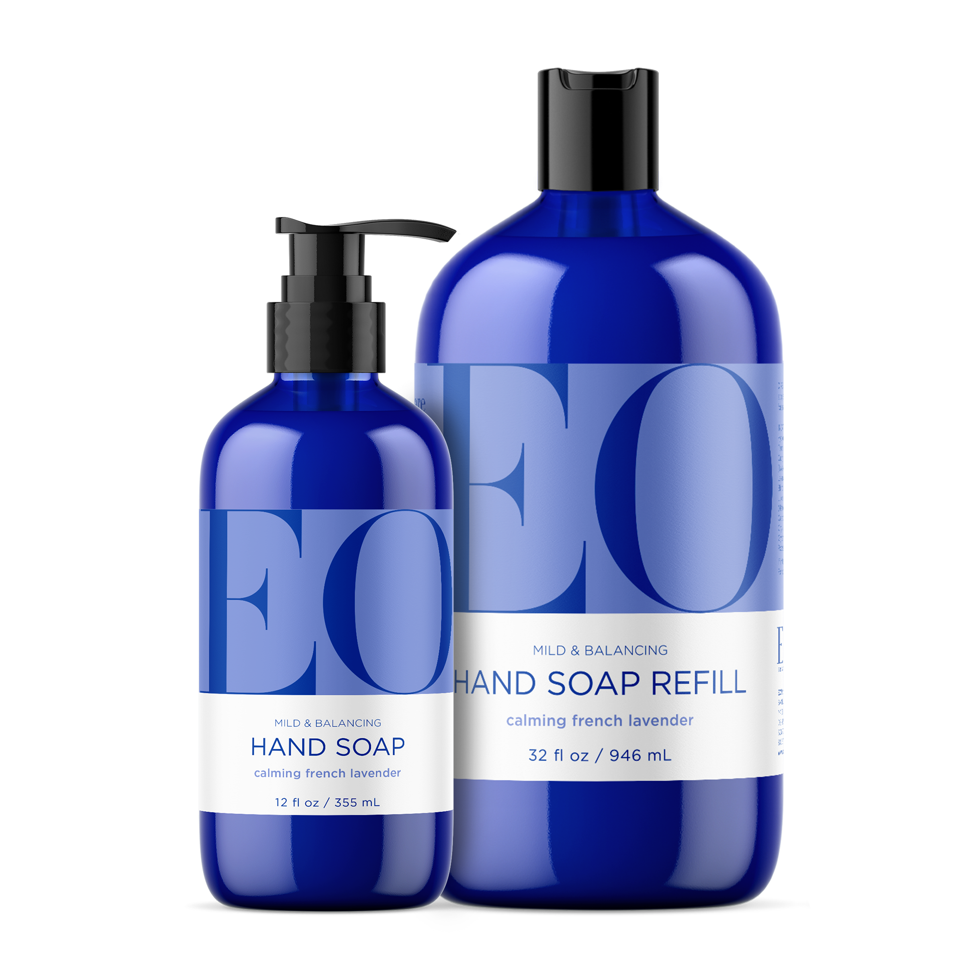 French Lavender Hand Soap & Refill Set - EO Products