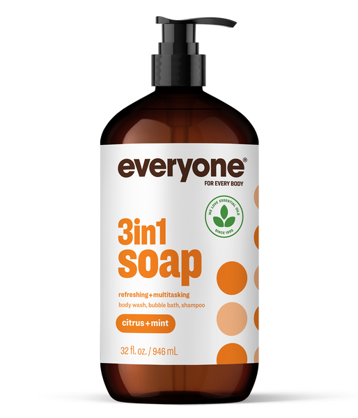 SUNaturals All in one soap 3本セット Citrus + Mint Soap 3in1 - Everyone Products
