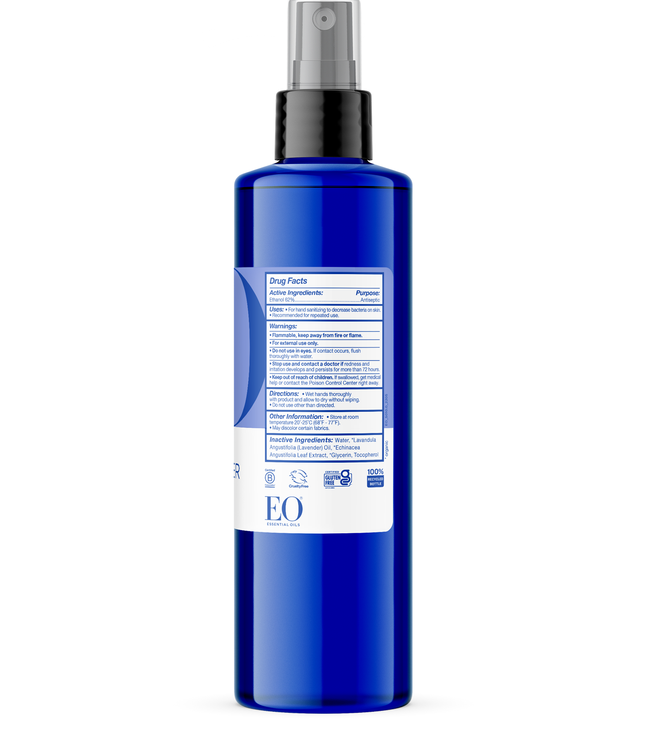 Organic French Lavender Hand Sanitizer Spray EO Products