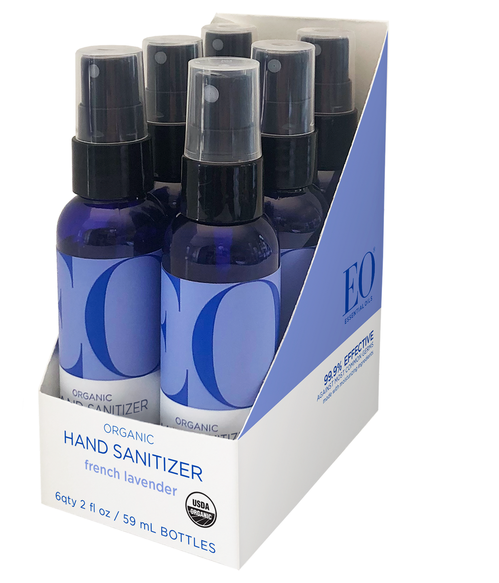 店舗良い (6-Pack) Spray Sanitizing Hand Lavender Organic - Products EO 衛生医療用品・救急用品
